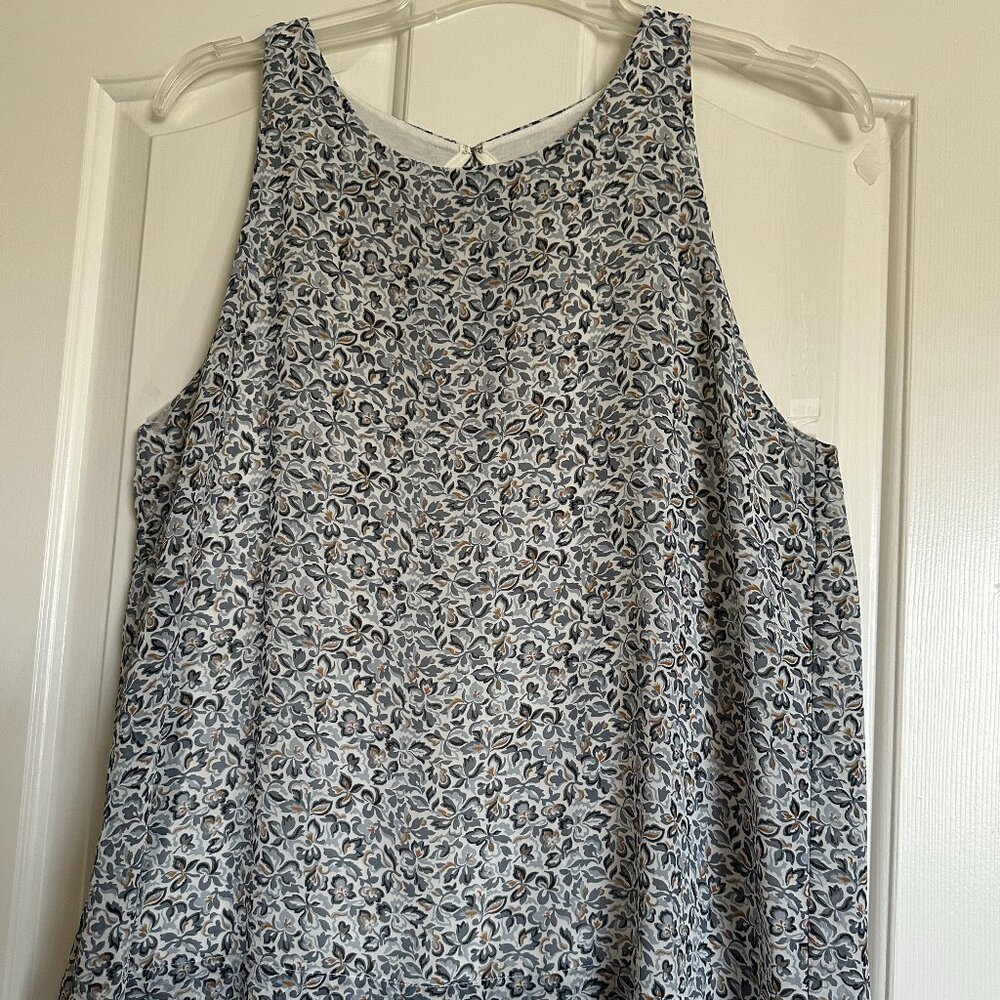 NWT Ann Taylor Floral 2 Layer Tank Top